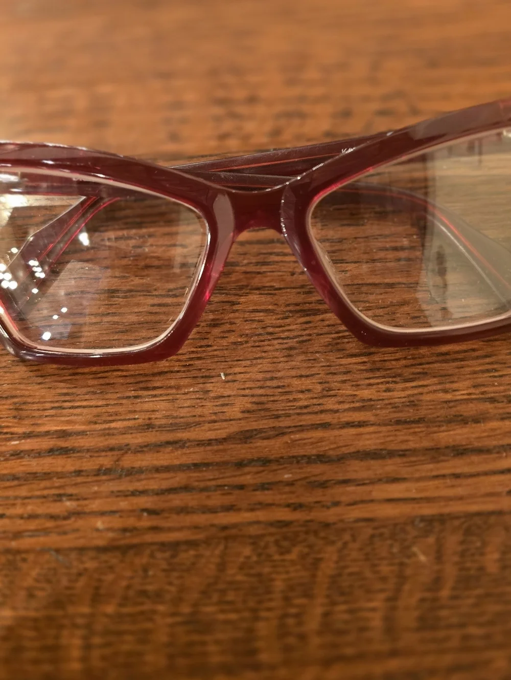 Dream Fever Italy Design Red Cat Eye Eyeglass Frames + Case K1027 55-19-140 C3